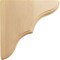Ekena Millwork 1 3/4"W x 5 1/2"D x 5 1/2"H Stratford Wood Bracket, Red Oak BKTW02X06X06STRO - alternate 4